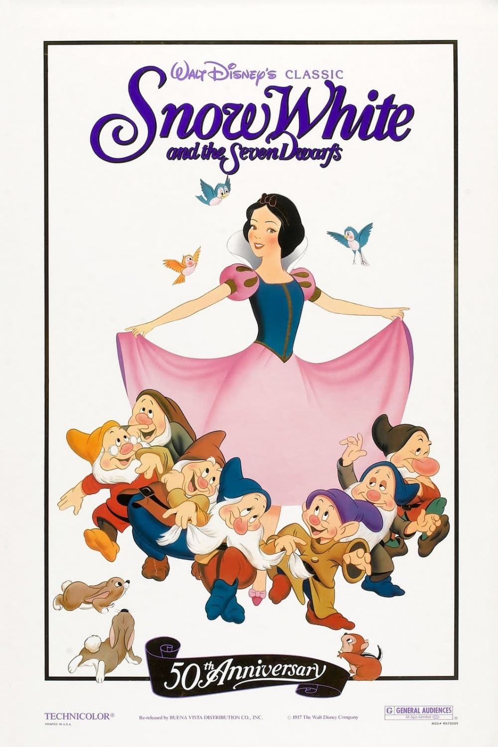 Постер Golden Anniversary of Snow White and the Seven Dwarfs